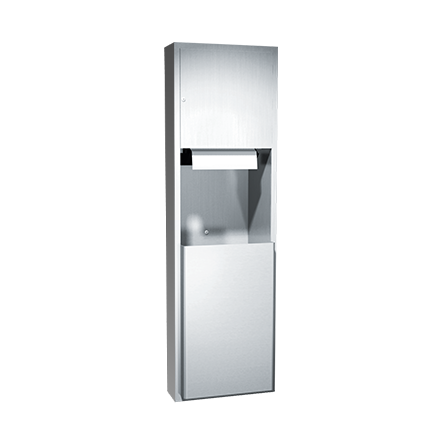 ASI 10-04692AC Traditional - Automatic Paper Towel Dispenser & Waste Receptacle - Roll - (110-240V) - 17 gallon