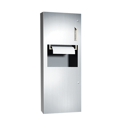 ASI 10-64696 Simplicity - Paper Towel Dispenser & Waste Receptacle - Roll - 9.4 gallon