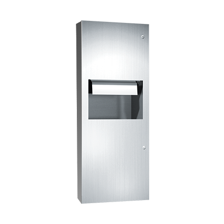 ASI 10-64696A Simplicity - Automatic Paper Towel Dispenser & Waste Receptacle - Roll - Battery - 9.9 gallon