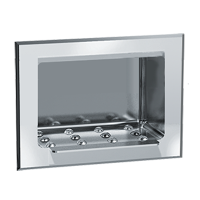ASI 10-0401-W Soap Dish - Recessed - Wet Wall - Stainless Steel