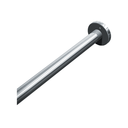 ASI 10-1204-1 Flanges For Shower Curtain Rod, End Flanges (Pair)