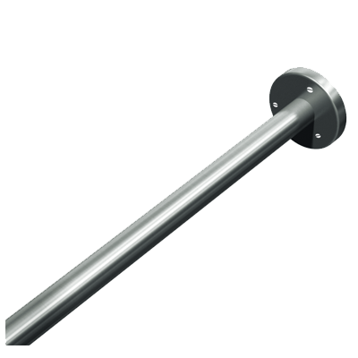 ASI 10-1214-1 Flanges For 1" Dia. Shower Curtain Rod, End Flanges (Pair)