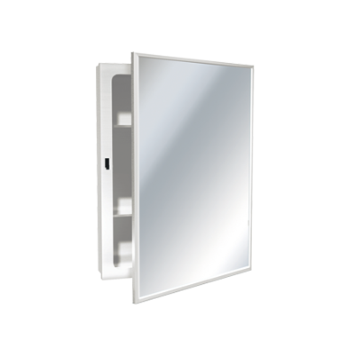 ASI 10-8338 Medicine Cabinet - Surface Mounted, Enameled Steel - 14-1/4"W X 20-1/4"H