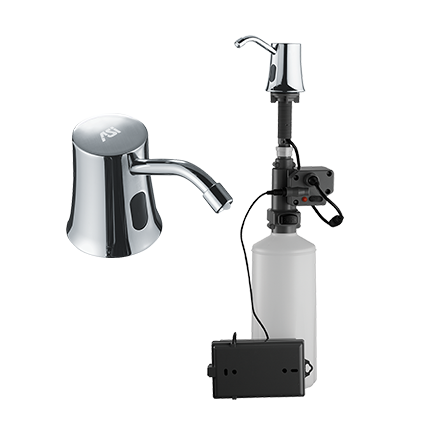 ASI 10-20333/4 Roval Automatic Soap Dispenser - Battery -Vanity Mounted