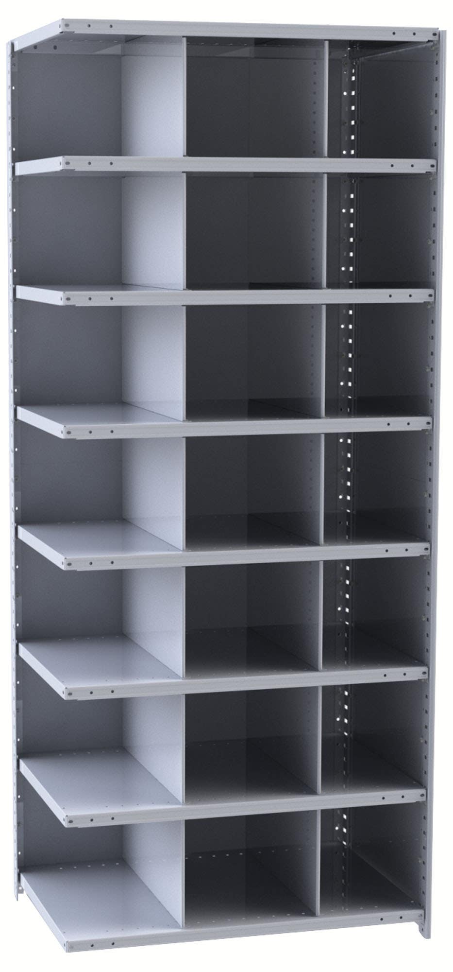 Hallowell Hi-Tech 5526 Metal Bin Shelving Unit