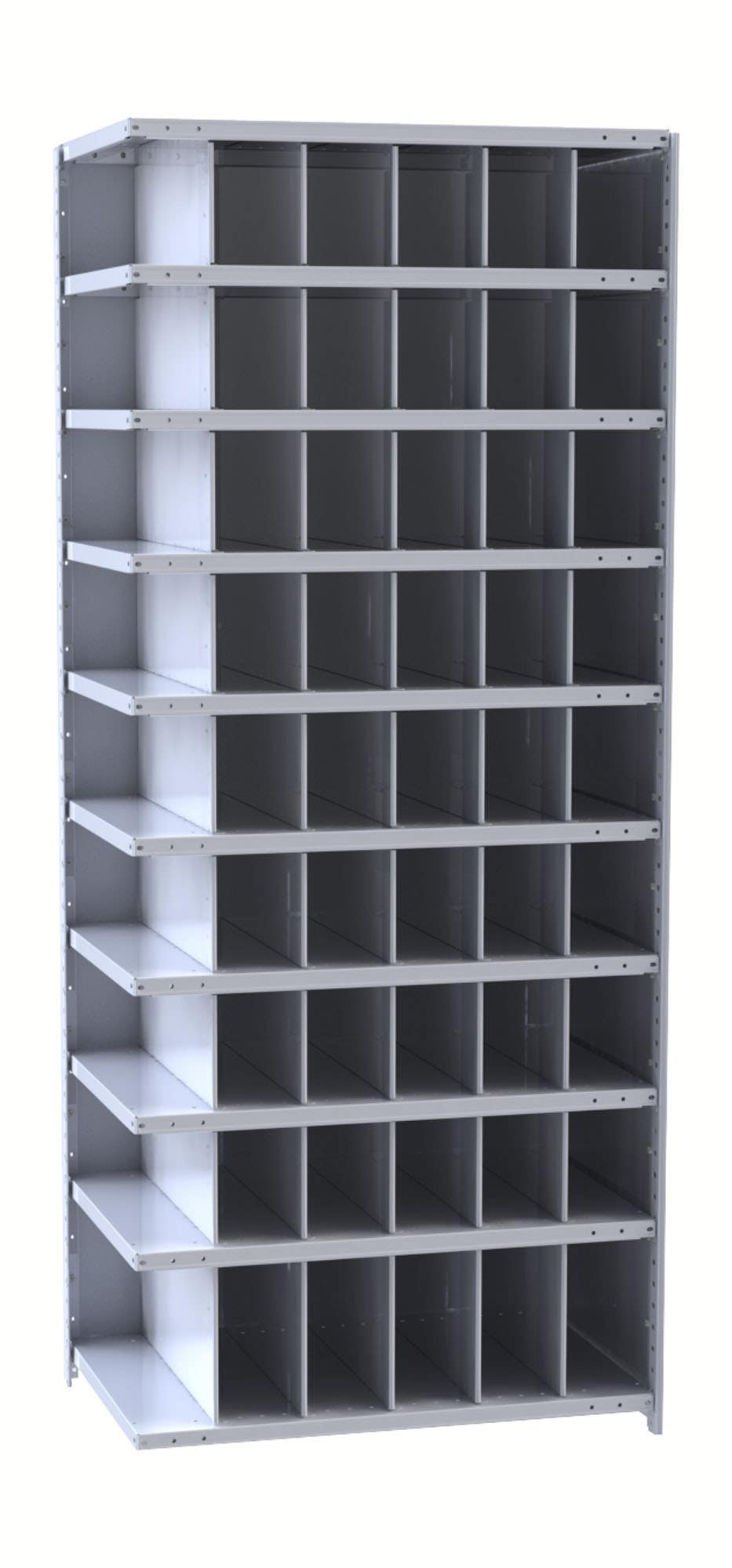 Hallowell Hi-Tech 5528 Metal Bin Shelving Unit