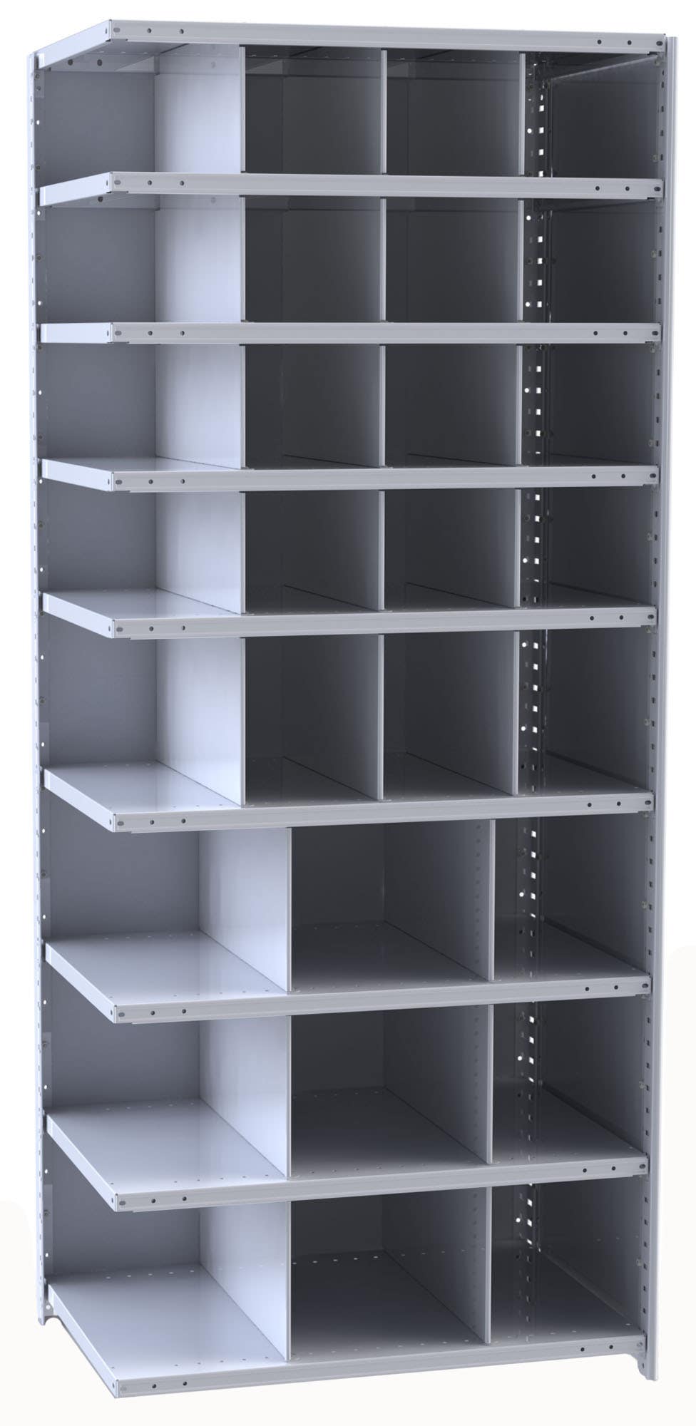 Hallowell Hi-Tech 5531 Metal Bin Shelving Unit