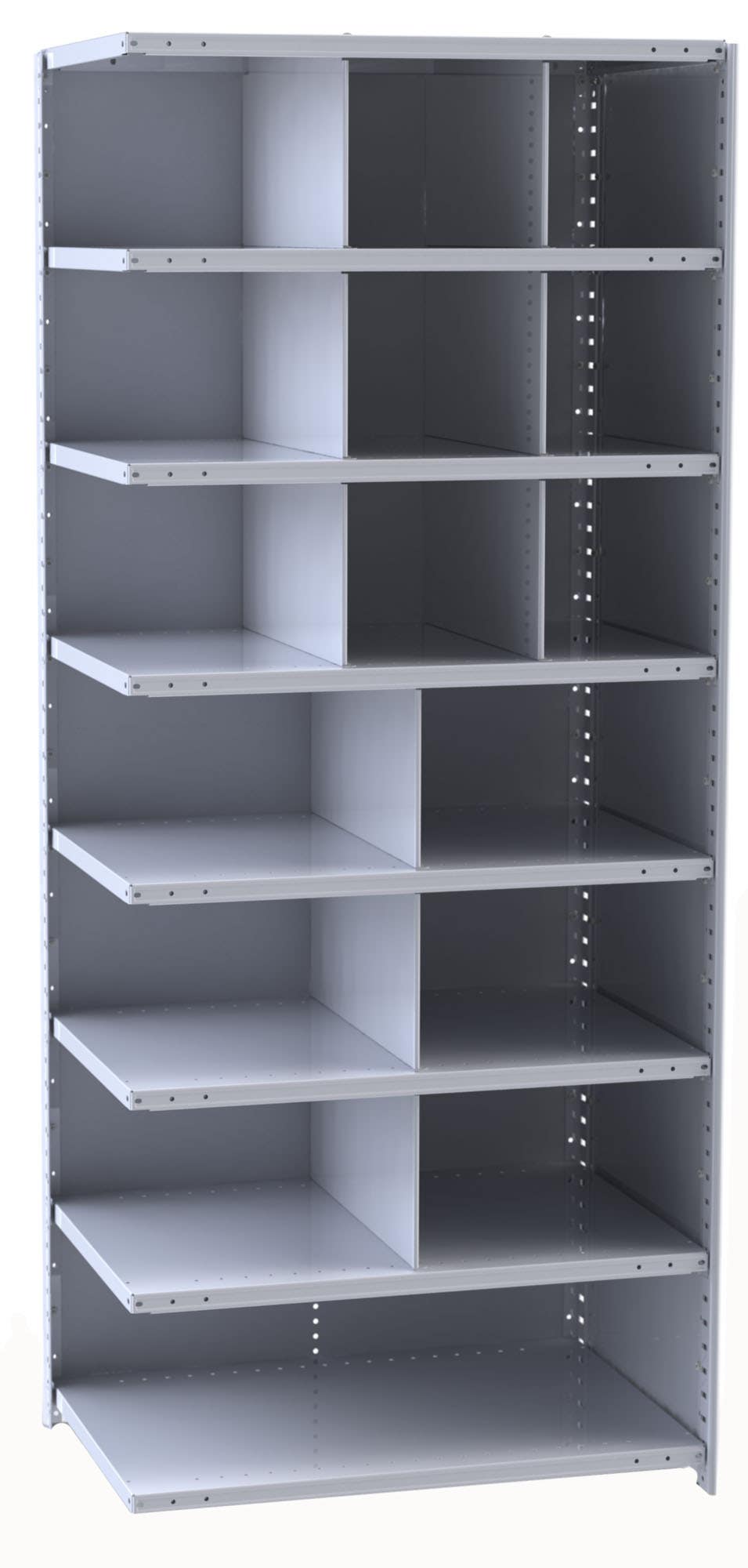 Hallowell Hi-Tech 5533 Metal Bin Shelving Unit