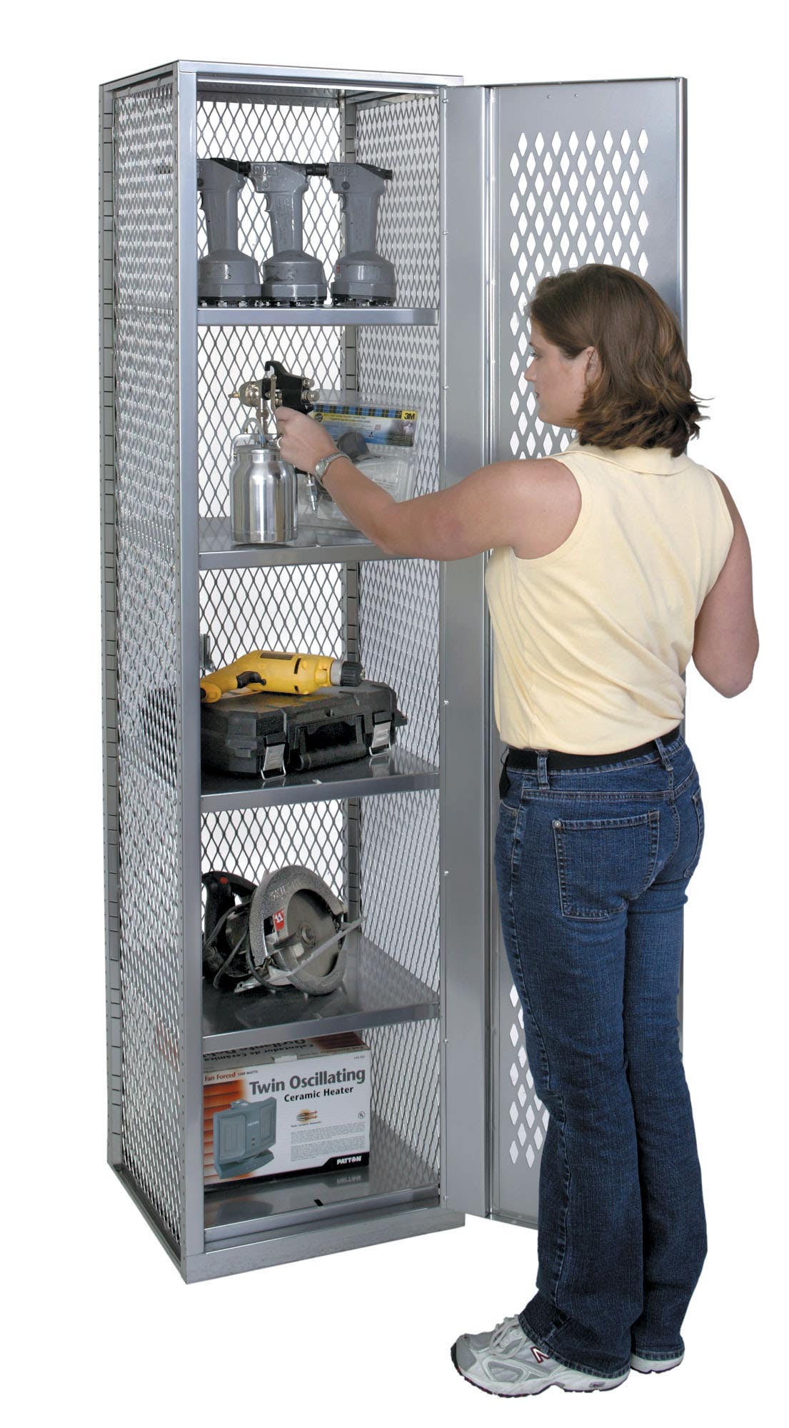 Hallowell MaxView HLV882 High-Visibility All-Welded Stock Locker