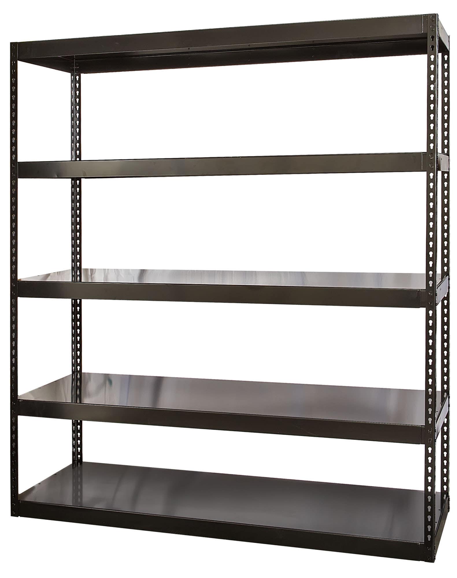 Hallowell High Capacity HCR Waterfall Deck Shelving (Midnight Ebony)