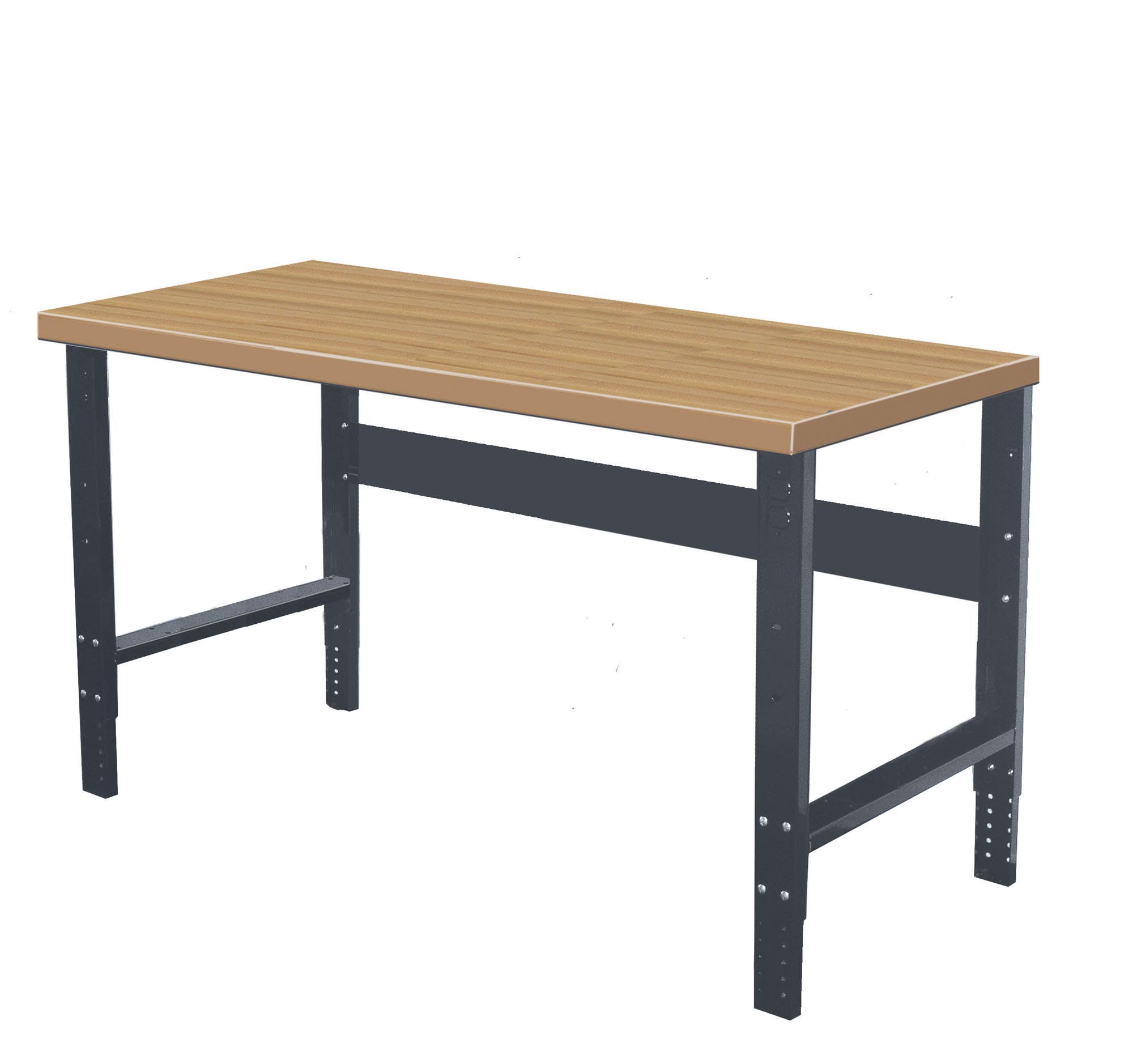 Hallowell HWB Adjustable Leg Workbench (Midnight Ebony)