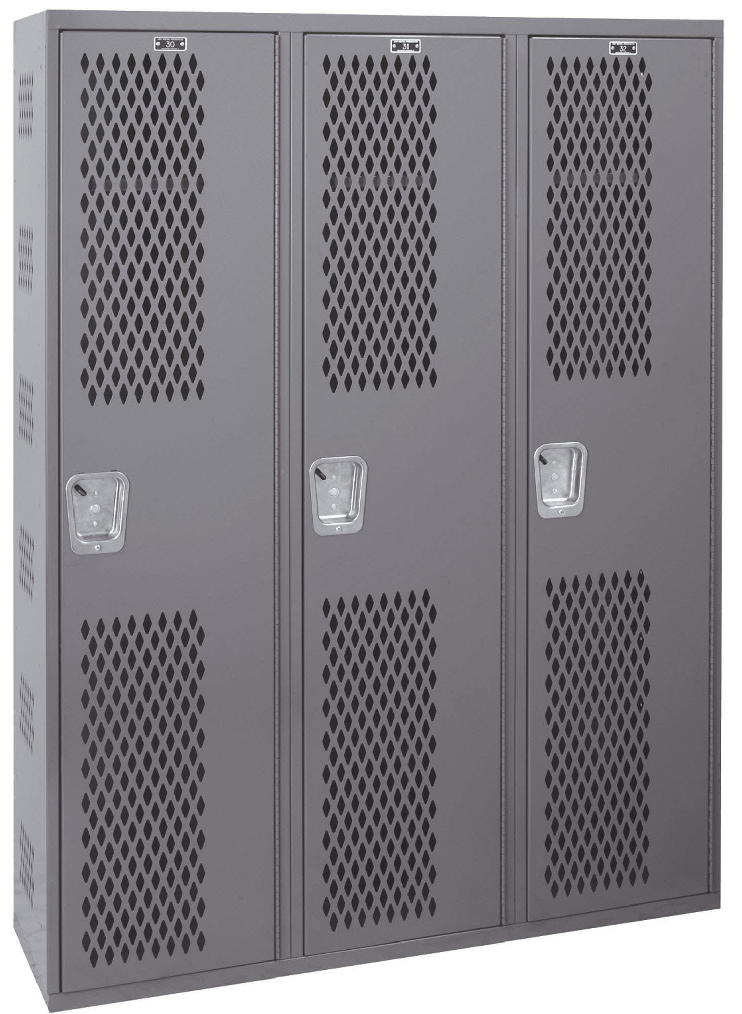 Hallowell Welded Single-Point HWBA Ventilated Locker (Hallowell Gray)
