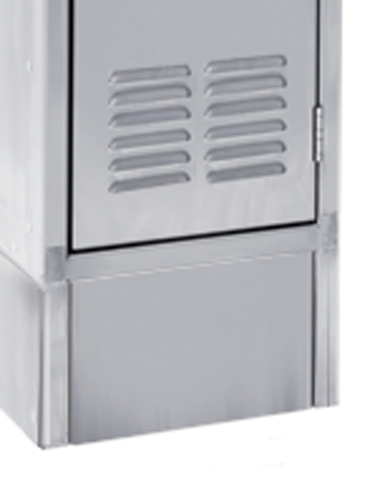 Hallowell Stainless Steel Locker KCFB Closed Front Base