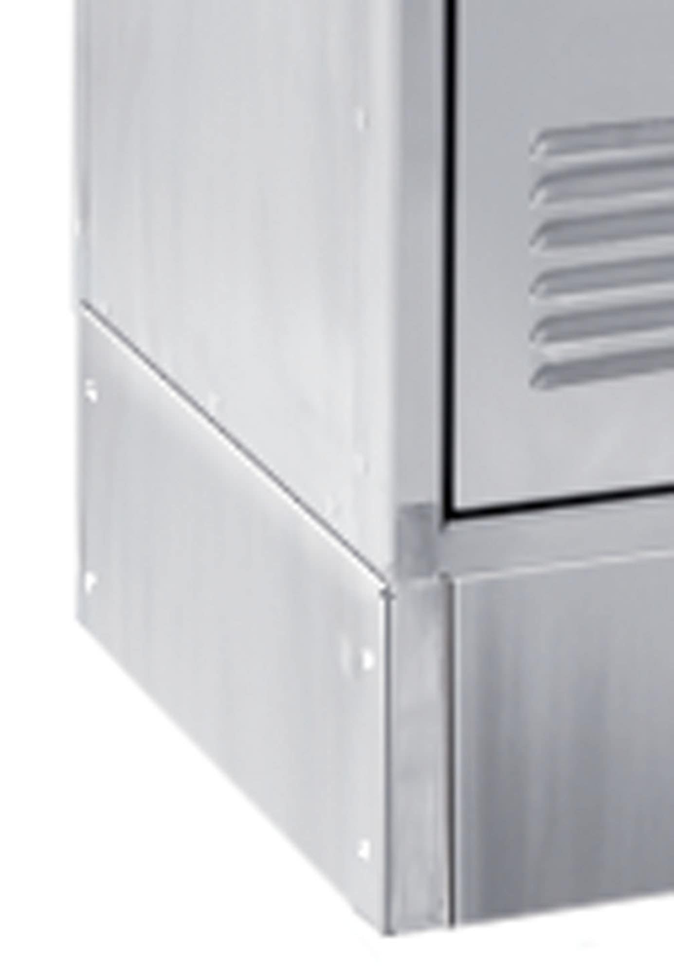 Hallowell Stainless Steel Locker KCSB Closed Side Base