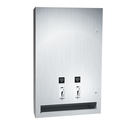 ASI 10-0468/0468-2 Dual Napkin/Tampon Vendor