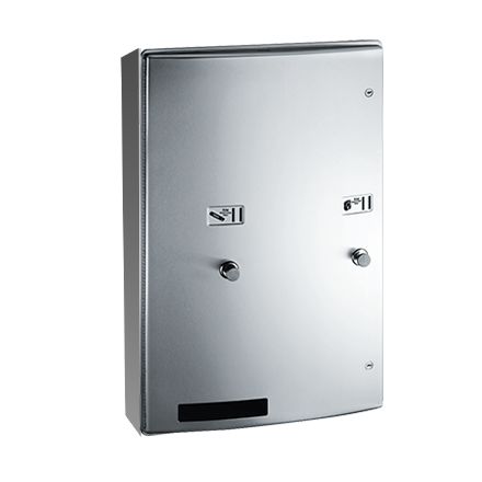 ASI 10-204684/204684-9  Roval Dual Napkin/Tampon Vendor