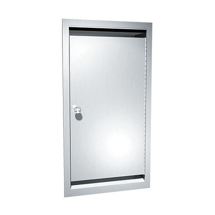 ASI 10-0551 Bed Pan & Urinal Cabinet - Recessed