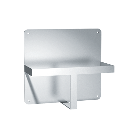 ASI 10-0557 Bed Pan Holder (Single) - Surface Mounted