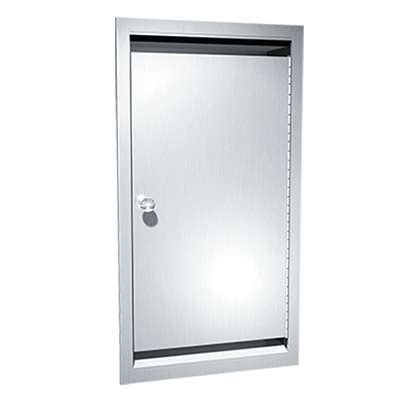 ASI 10-0558-1 Bed Pan & Washbasin Cabinet - Recessed