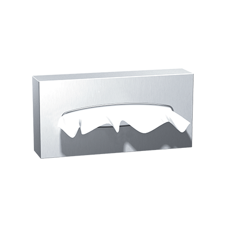 ASI 10-0258-SS Facial Tissue Dispenser - Satin Stainless Steel - Surface Mounted
