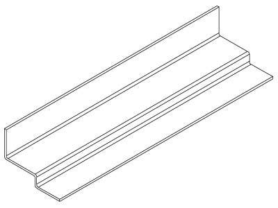 Pemko CR3-20PK Closer Reinforcing 14 Gauge Half Closer Sleeve (20 Packs)