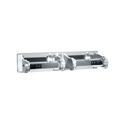 ASI 10-0715 Toilet Tissue Holder (Double) - Chrome Plated - Surface Mounted