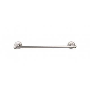 Top Knobs ED6 Edwardian Bath 18" Single Towel Bar With Beaded Backplate