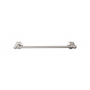 Top Knobs ED6 Edwardian Bath 18" Single Towel Bar With Hex Backplate