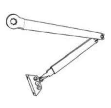 Cal-Royal 900 Series Door Closer Arm