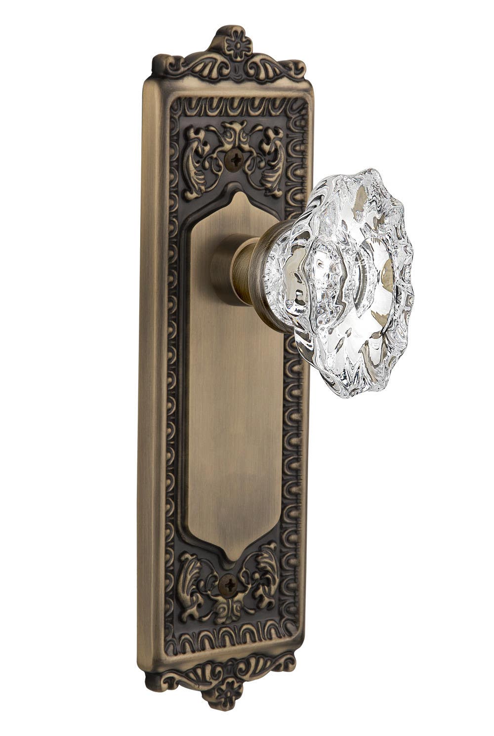 Nostalgic Warehouse EADCHA Egg & Dart Plate w/ Chateau Door Knob