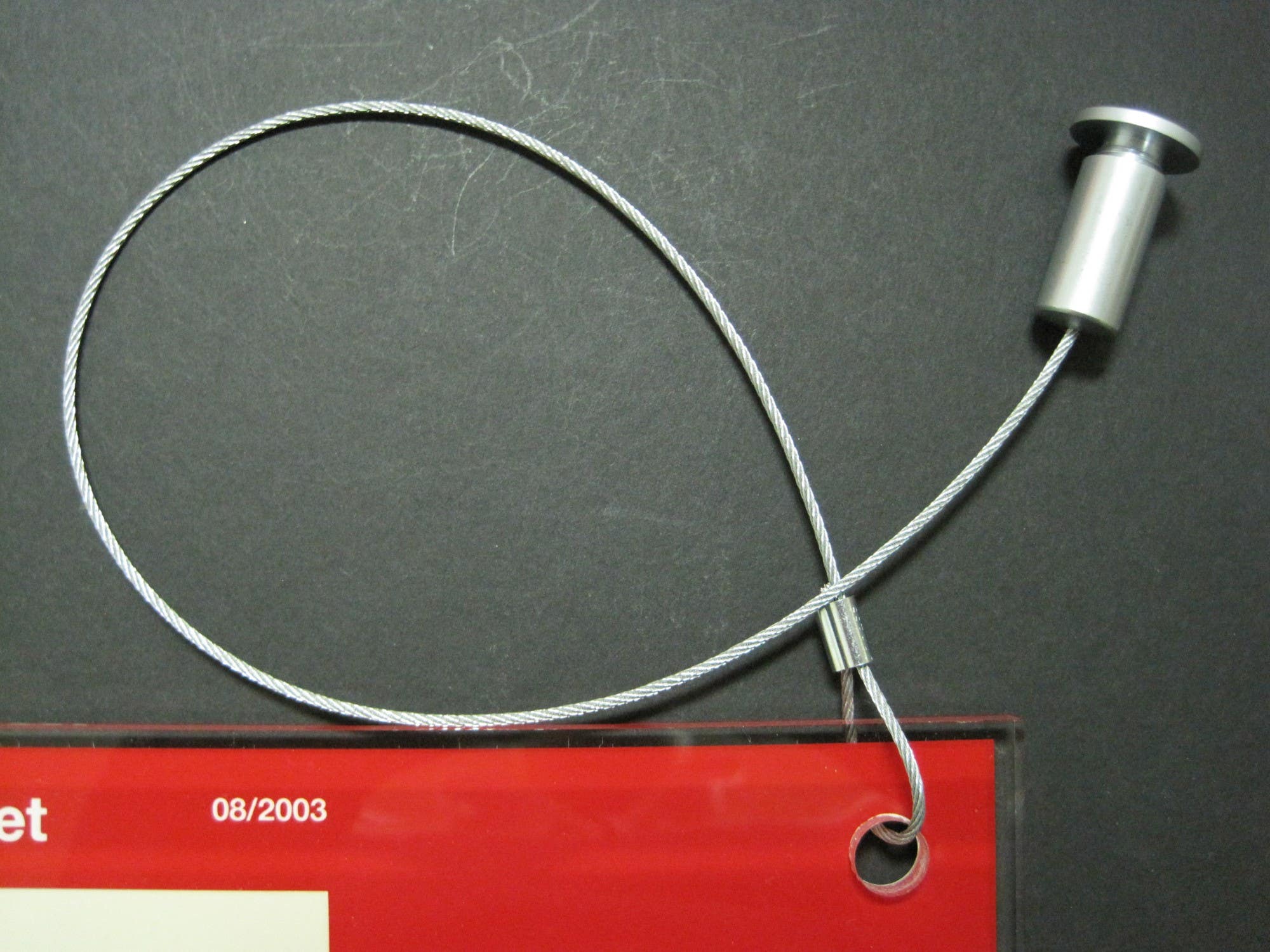 American Permalight 600059 Wire Suspension Set to hang sign up to 24" from ceiling