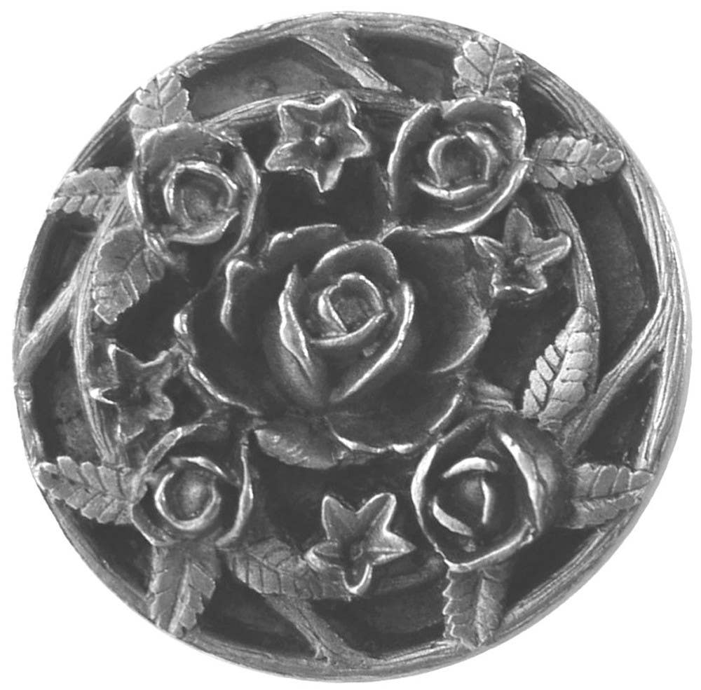 Notting Hill NHK-126 Saratoga Rose Knob 1-1/16 diameter