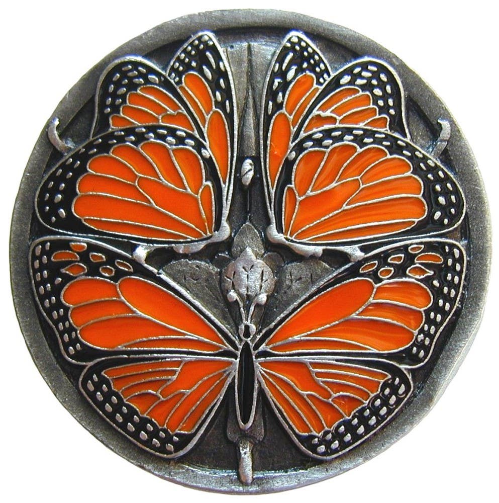 Notting Hill NHK-145 Monarch Butterflies Knob 1-3/8 diameter