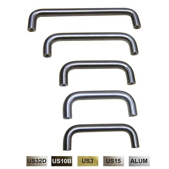 Cal-Royal PUL205 Solid Bar Round Pull 3/4" Dia, 5 1/2" CTC