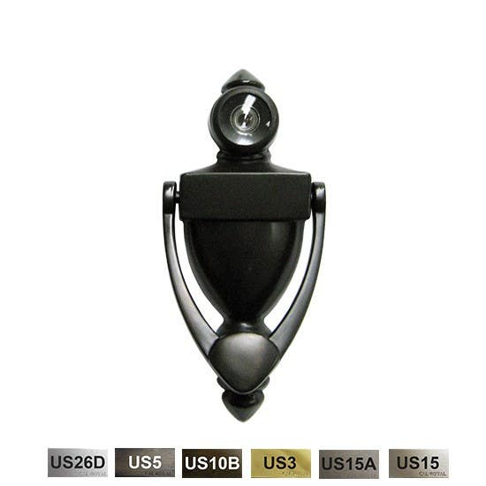 Cal-Royal DK94 Door Knocker With 180 Degree Viewer