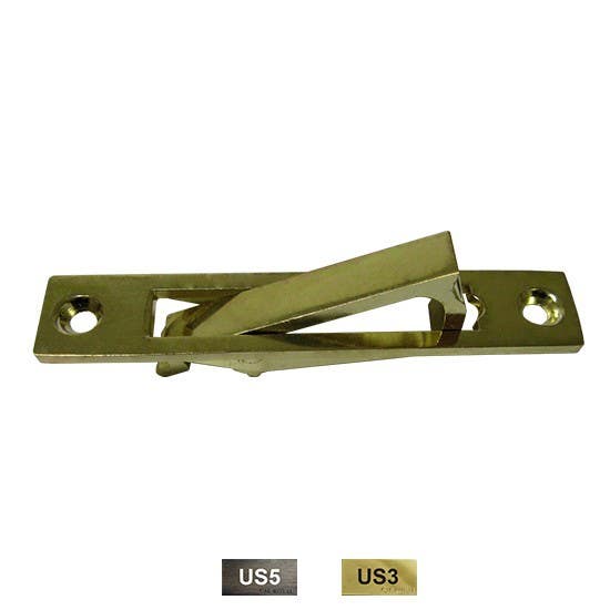 Cal-Royal EP23 Edge Pull Flush Mount, Finish-Antique Brass