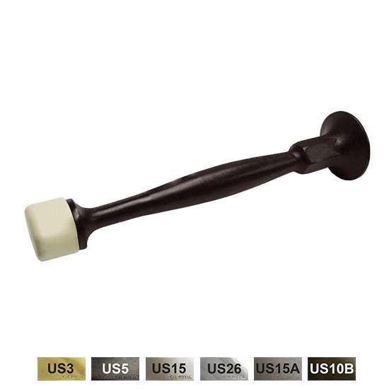 Cal-Royal JRS34 Die Cast Jumbo Rigid Door Stop 4"