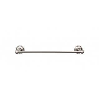 Top Knobs ED6 Edwardian Bath 18" Single Towel Bar With Ribbon Backplate