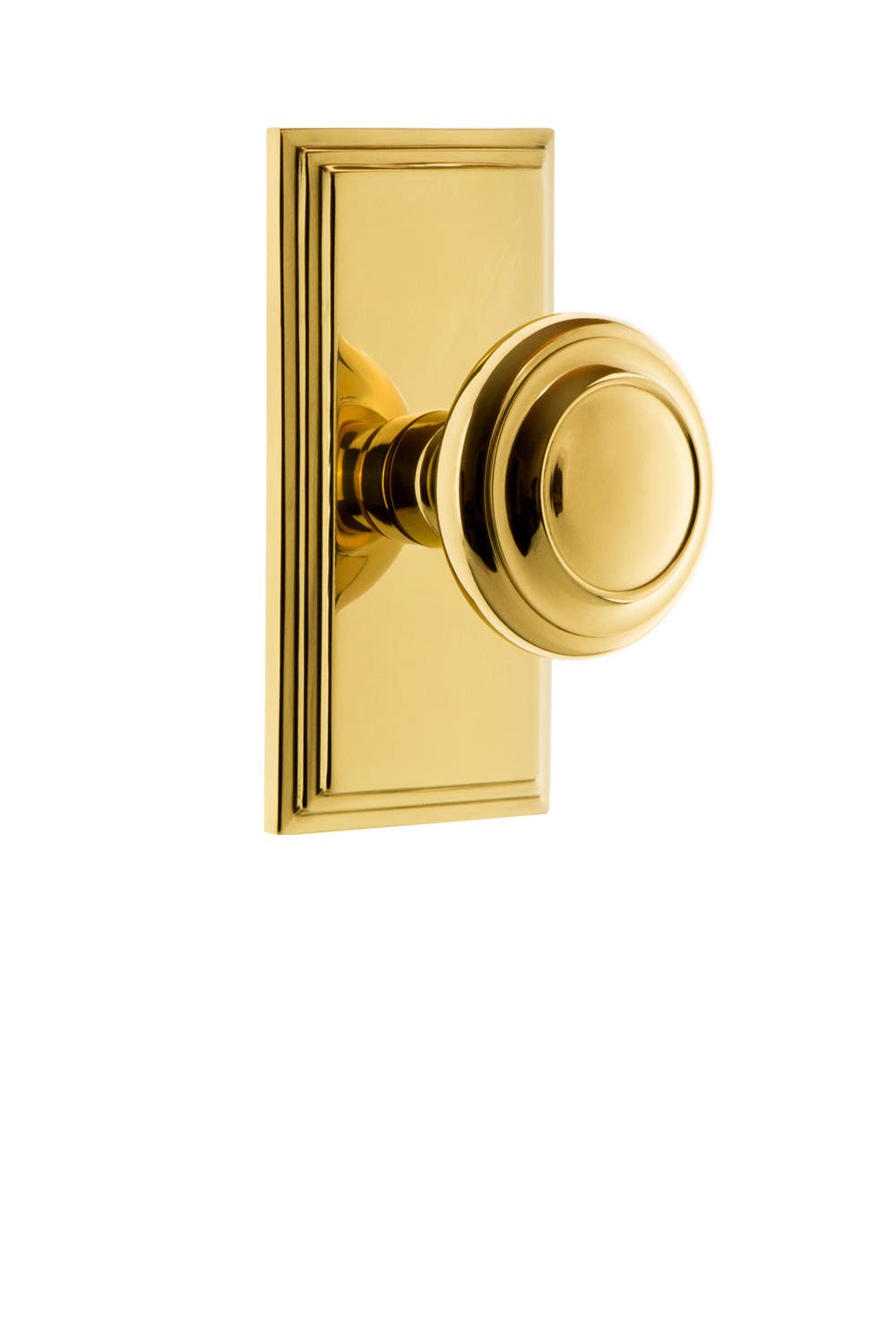 Grandeur Carre Plate w/ Circulaire Knob