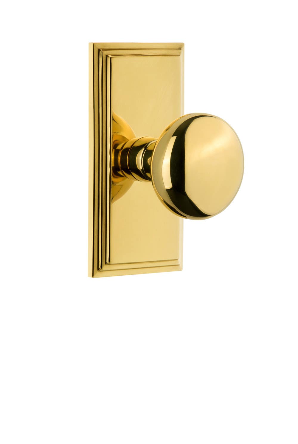 Grandeur Carre Plate w/ Fifth Avenue Knob
