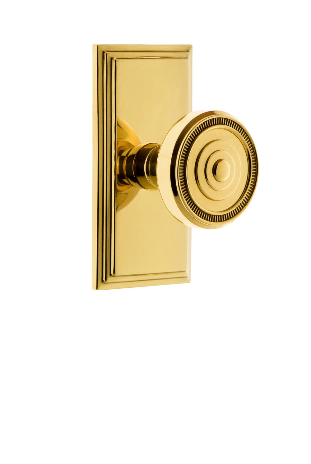 Grandeur Carre Plate w/ Soleil Knob