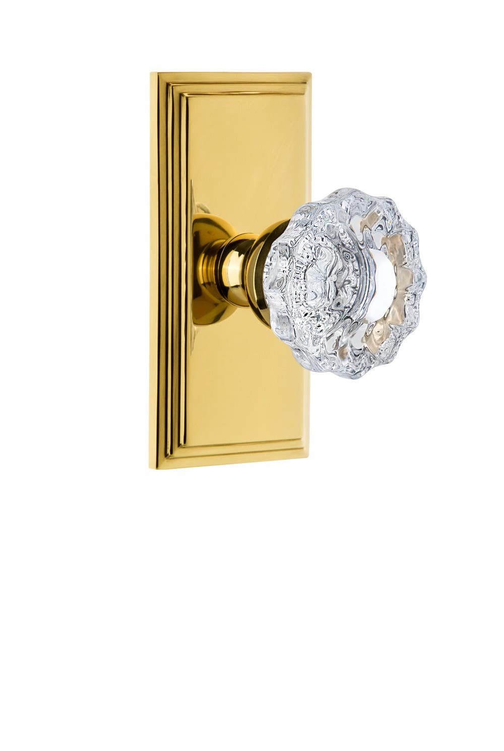 Grandeur Carre Plate w/ Versailles Crystal Knob