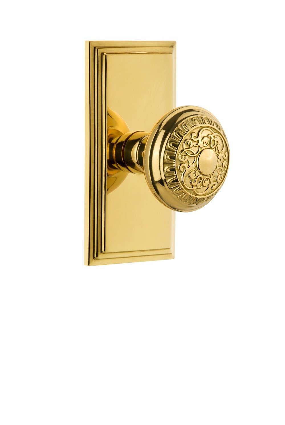 Grandeur Carre Plate w/ Windsor Knob