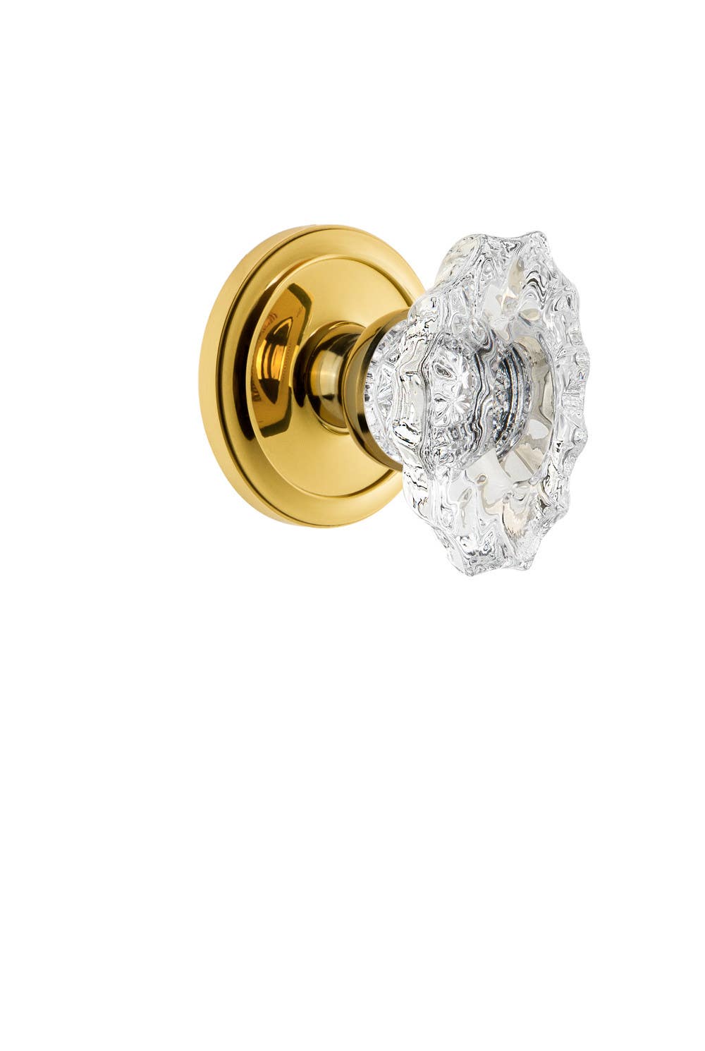 Grandeur Circulaire Rosette w/ Biarritz Crystal Knob