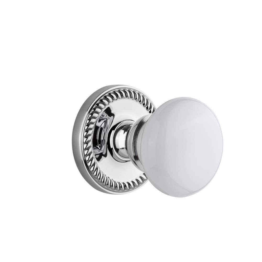 Grandeur Newport Plate w/ Hyde Park Knob