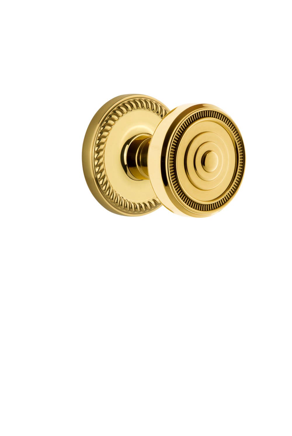 Grandeur Newport Plate w/ Soleil Knob