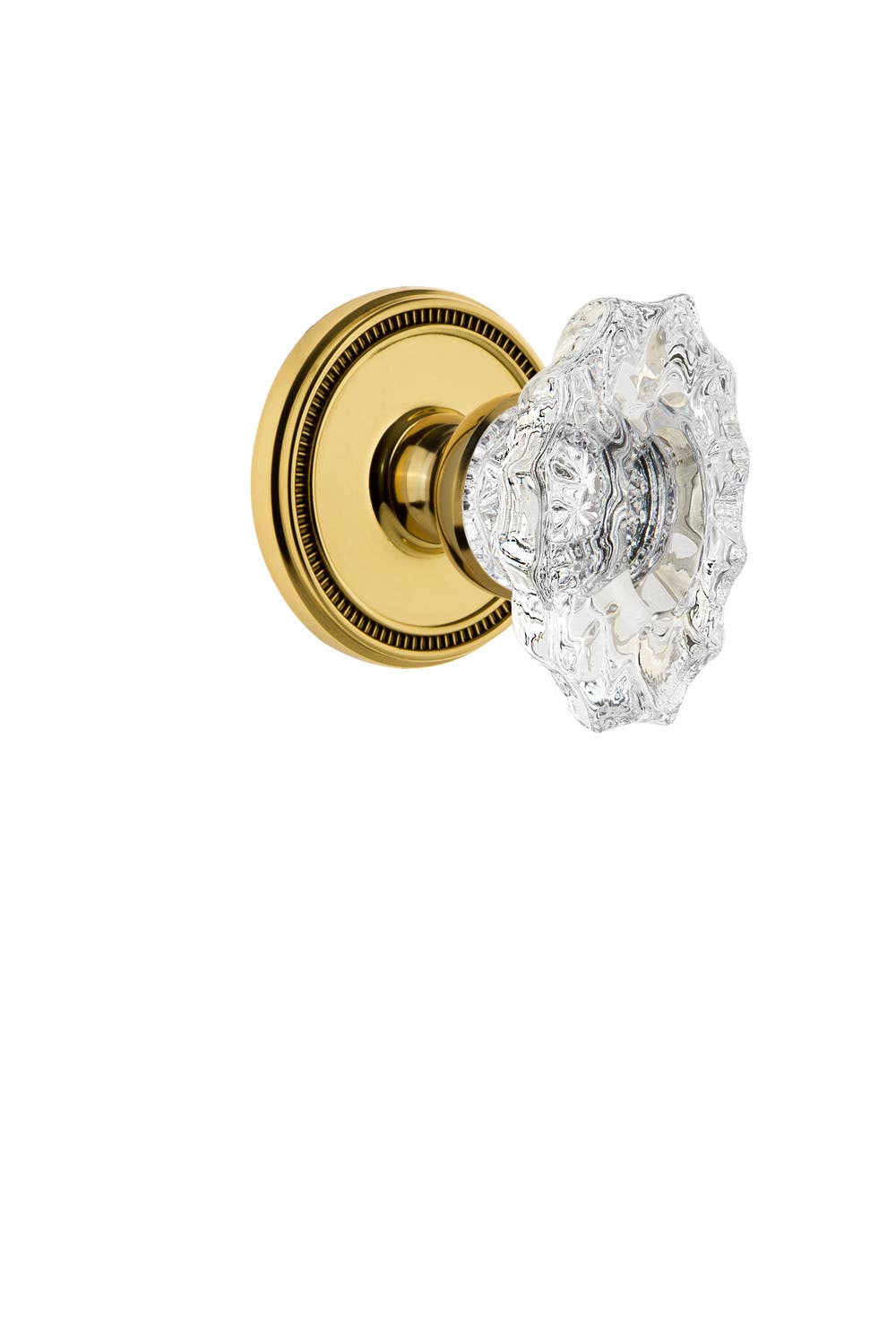 Grandeur Soleil Rosette w/ Biarritz Crystal Knob