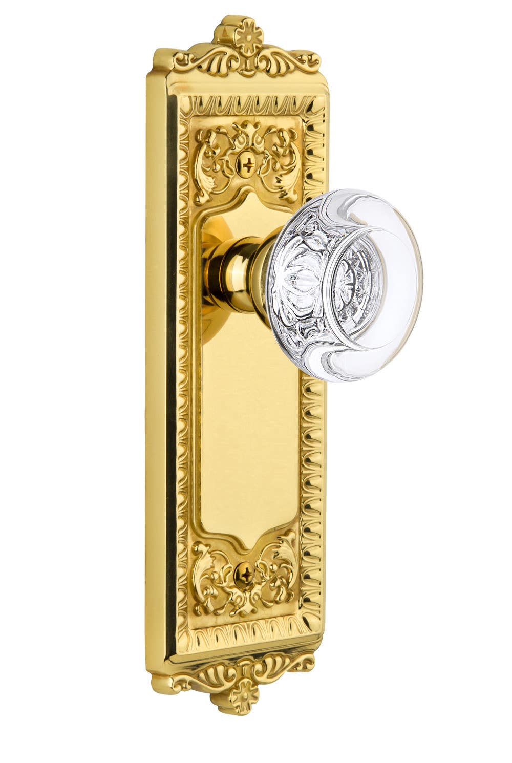 Grandeur Windsor Plate w/ Bordeaux Knob