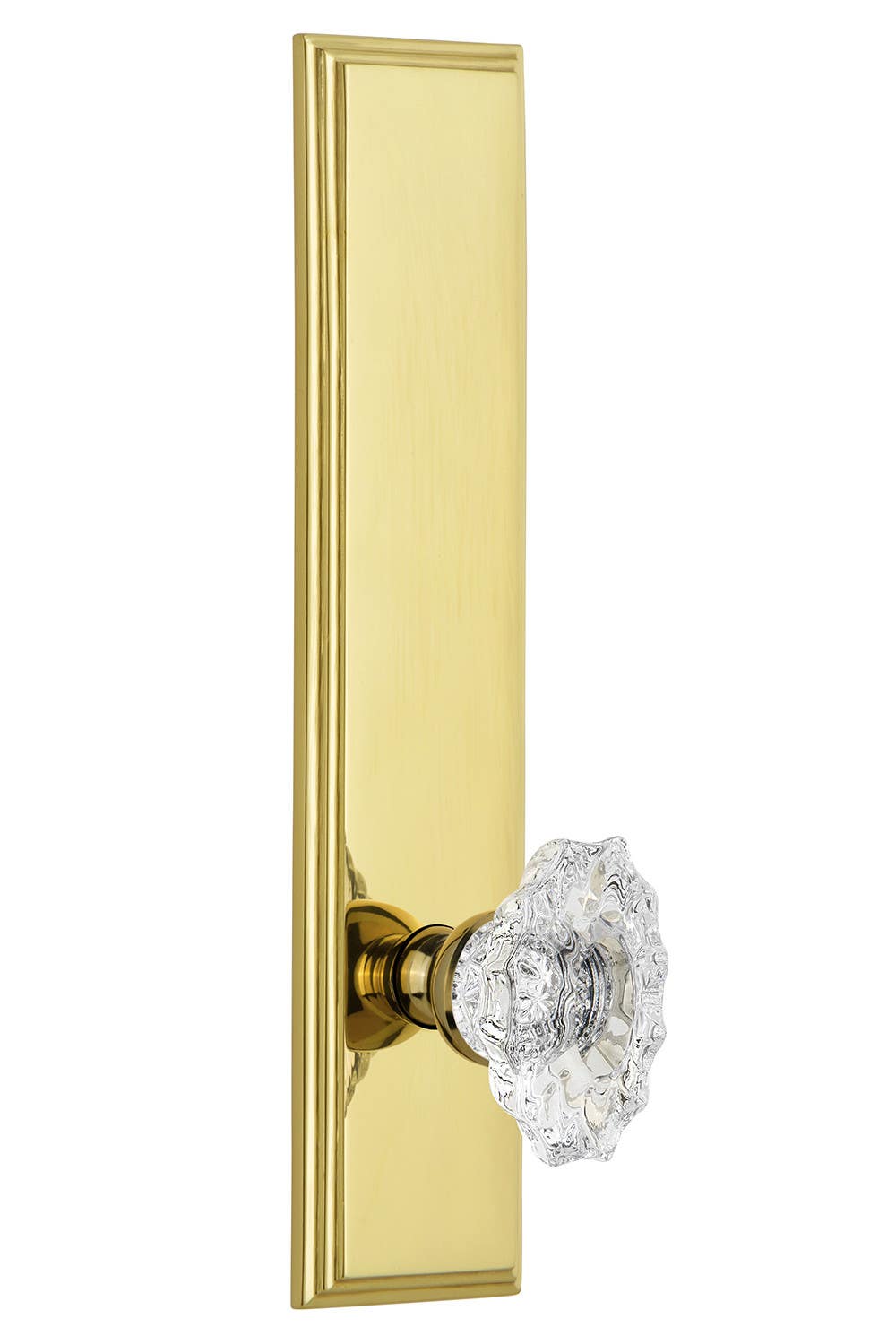 Grandeur Carre' Tall Plate w/ Biarritz Knob