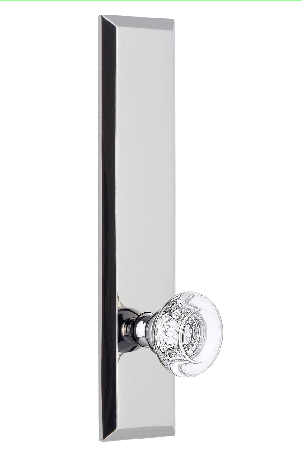 Grandeur Fifth Avenue Tall Plate w/ Bordeaux Knob